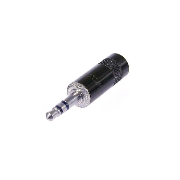 Stereo Stik 3.5 mm Han Sort