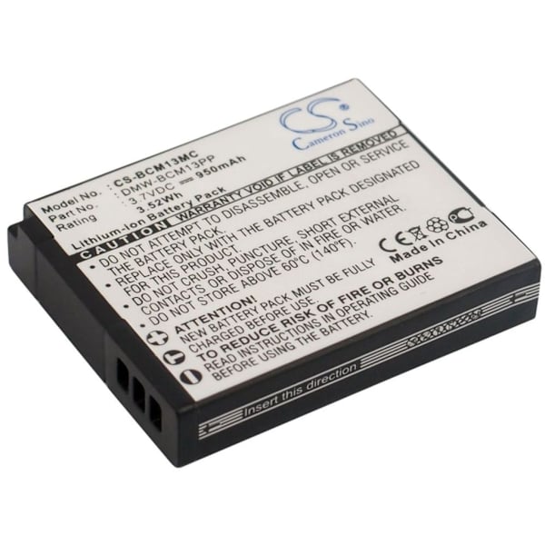 Batteri til DMW-BCM13 erstatningsbatteri