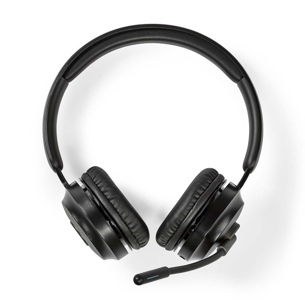 PC-headset | On-Ear | Stereo | Bluetooth | Fold-Away Mikrofon | Sort