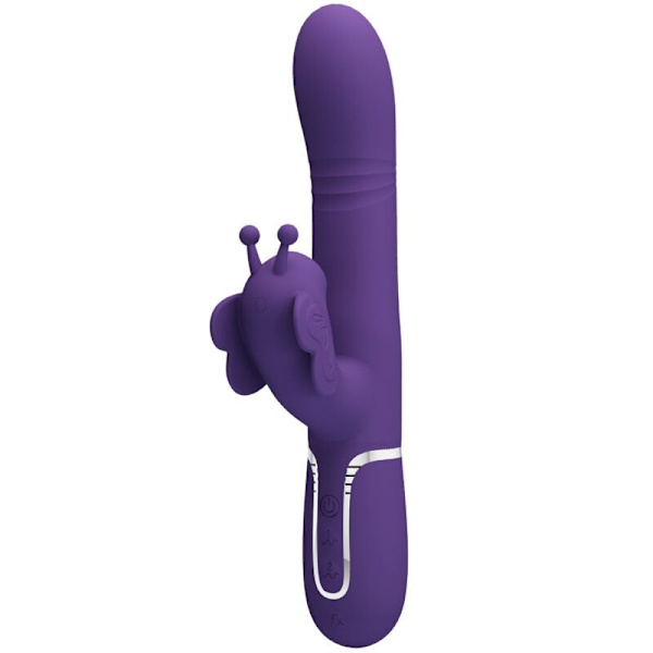 Pretty Love - Multifunction Rabbit Vibrator 4 In 1 Butterfly Lila