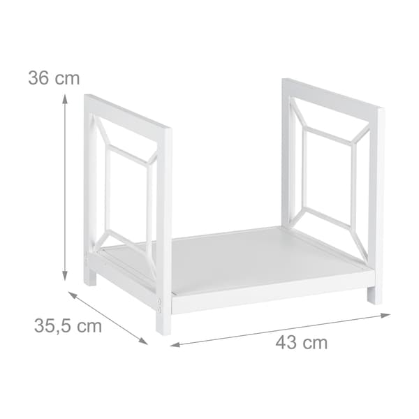 Brændehylde, Holdbart jern, Pladsbesparende design