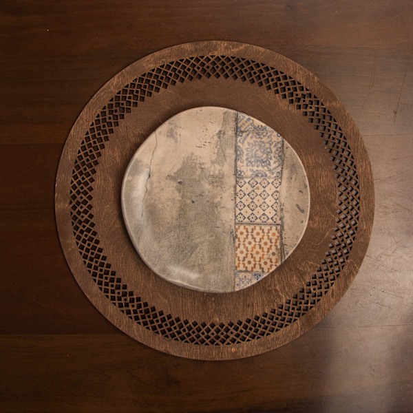Træ bordmåttesæt (4 stykker) Seljuk - Wenge