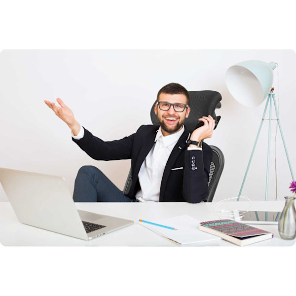 Ergonomisk kontorstol med Micro Mesh - Sofotel Ryga Sort