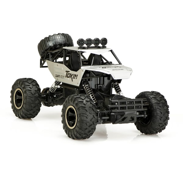 RC bil Rock Crawler 1:12 4WD METAL sølv