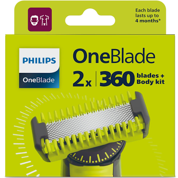 OneBlade erstatningsblad QP624/50 2-pak