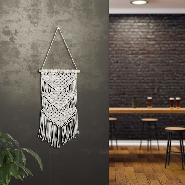 Macramé seinäteline