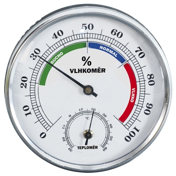 Hygrometer og termometer til indendørs og udendørs brug