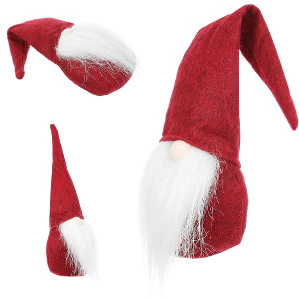 En stående rød nisse