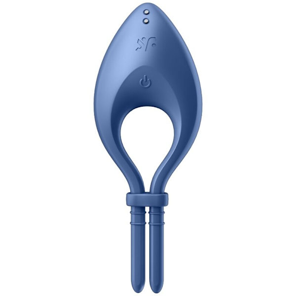 Satisfyer - Bullseye Ring Vibrator App Blå