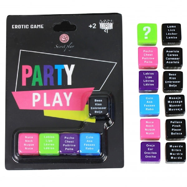 Secretplay - Game Party Spela 5 tärningar (Es/Pt/En/Fr)