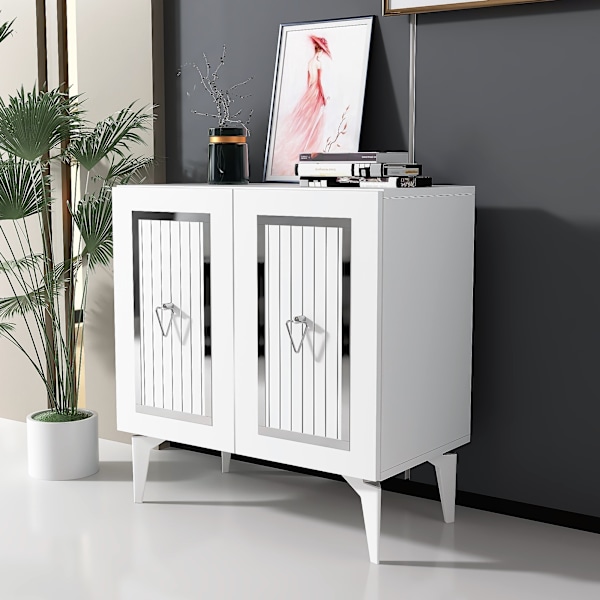 Konsol Capri - Vit, Silver