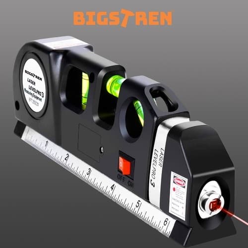 Lasernivå med mått 250cm Bigstren 21747
