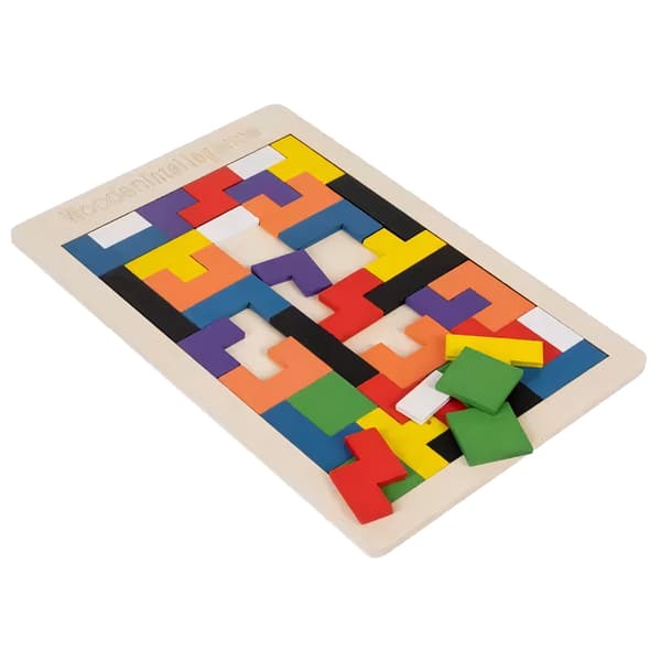 Träpussel/tetris Kruzzel 22667