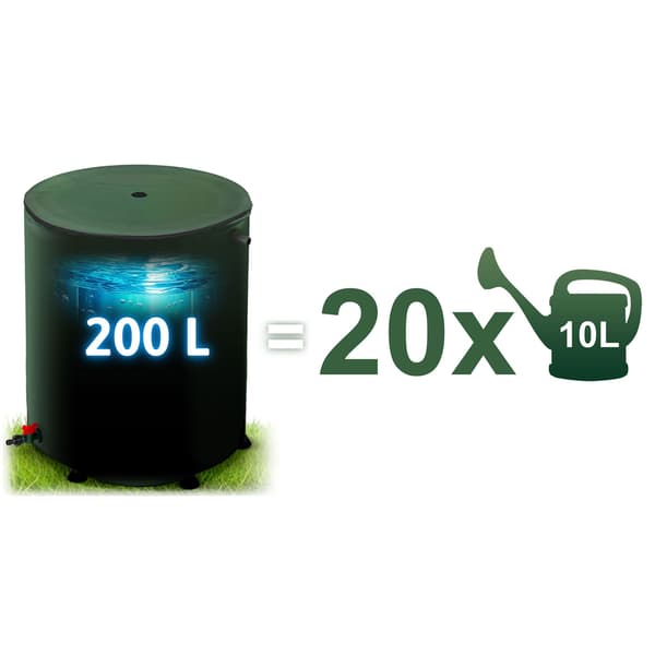 Regnvandstank 200 l Plonos PL-520