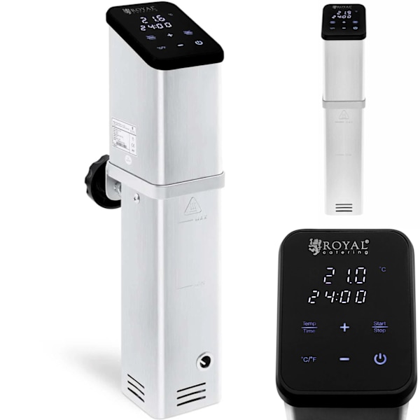 Upotuskiertovesipumppu sous-vide-keittämiseen 30 l 1500 W