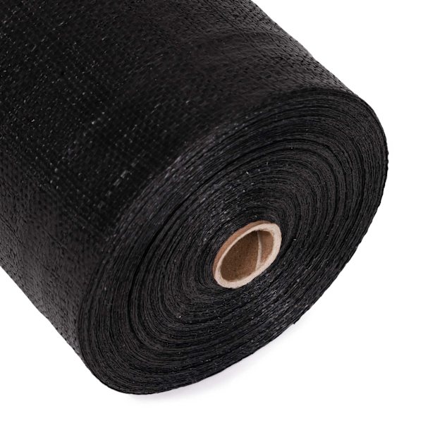 Ukrudtsmåtte, sort UV-resistent, 1,6×20 m, 150 g/m²