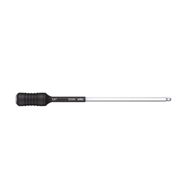 Wiha bitshållare fastspänning med kula för momentskruvmejsel med långt handtag (27526) 1/4 Mm, 162 Mm