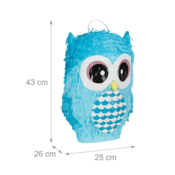 Pinata blå uggla