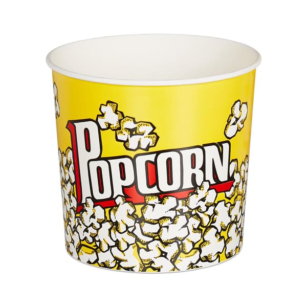 Genanvendeligt popcornspandsæt med 6 stk