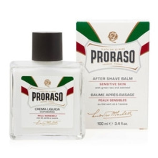 Proraso - White After Shave Balm - After shave balm for sensitive skin with green tea 100ml