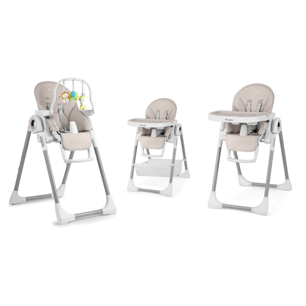 Spisestuestol med bord og liggestol Belo grå