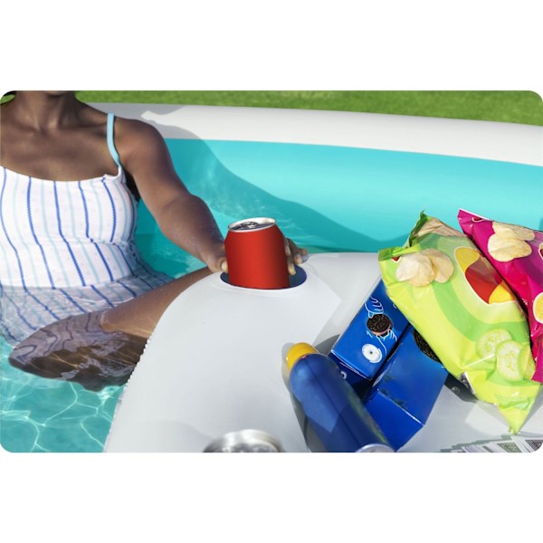 Sippin' Summer uppblåsbar pool 218 x 218 x 48 cm Bestway 54446