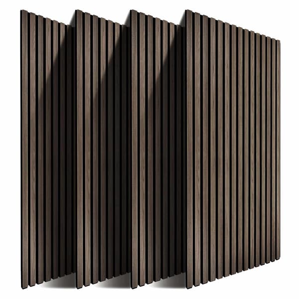 Akustiska väggpaneler, 120x60 cm, träfaner