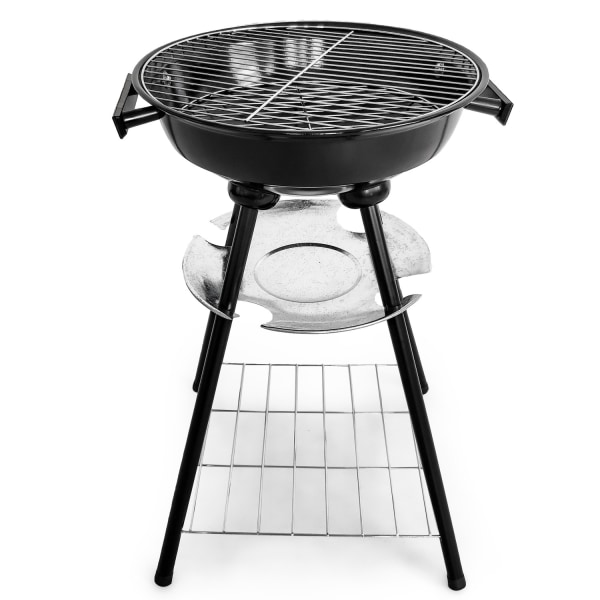 Havegrill med låg og askeskuffe