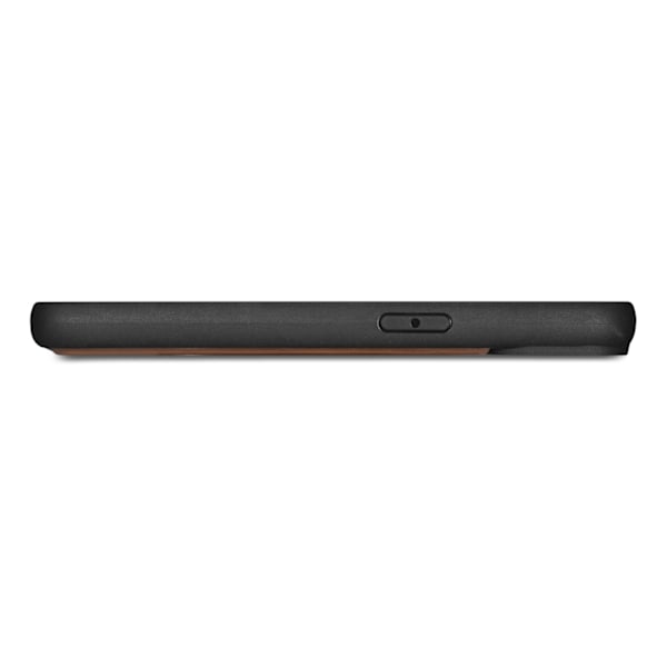 2-i-1 läderfodral med flik iPhone 14 Anti-RFID Plånboksfodral brun
