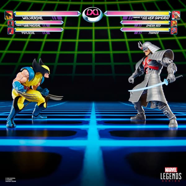 Wolverine & Silver Samurai Toimintafiguurit, 15 cm pitkä