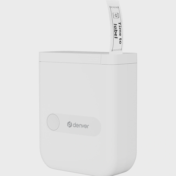 Bærbar Bluetooth-printer, app-styret, indbygget batteri
