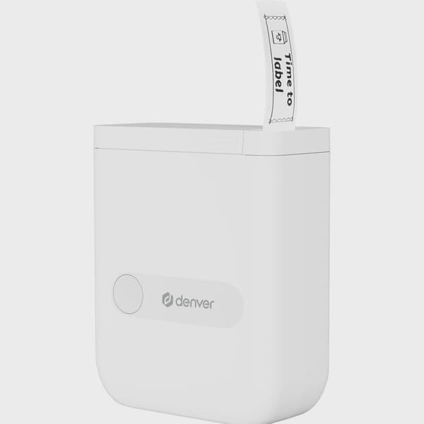 Bärbar Bluetooth-skrivare, appstyrd, inbyggt batteri