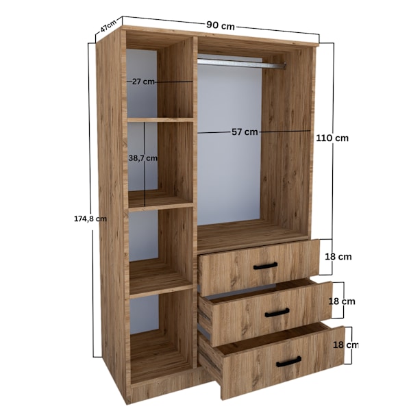 Garderobe Easy 1600-56
