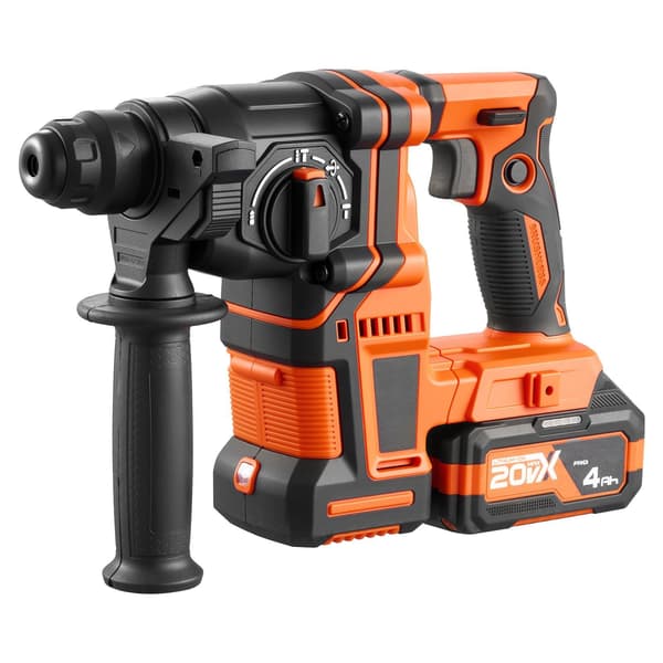 Akku borehammer, 20V SDS-Plus 20mm børsteløs kit