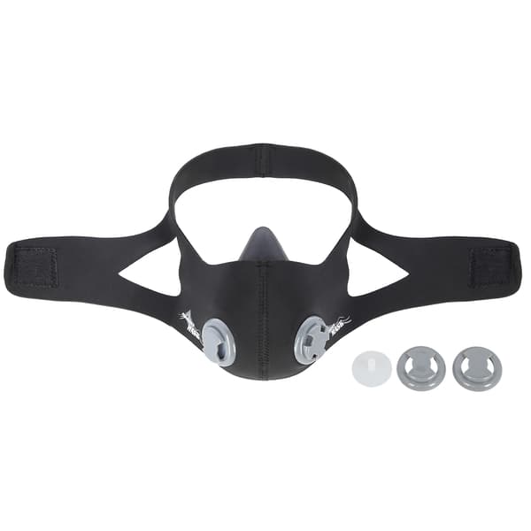 Performance Mask, Full Face, Åndbar, Sort