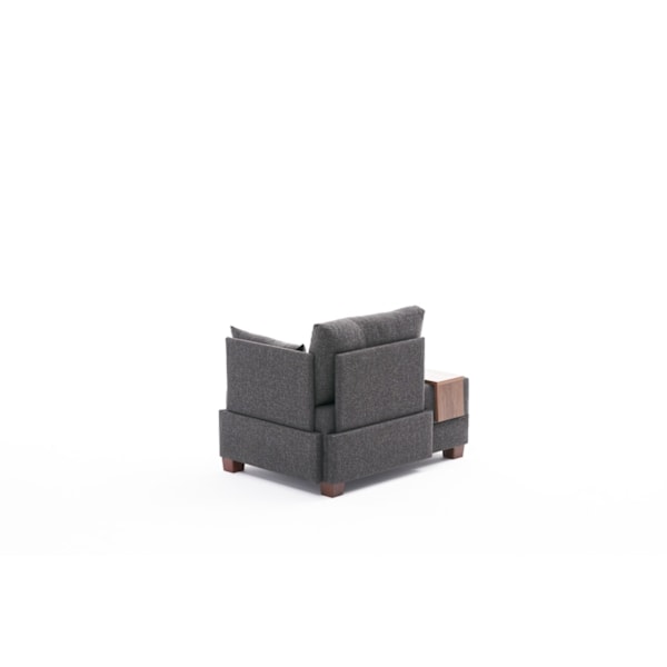 1-sits Soffa Fly Right - Antracit