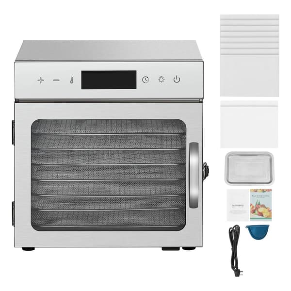 Mattorkmaskin, 8 rostfria brickor, 400W, 24 timmars timer