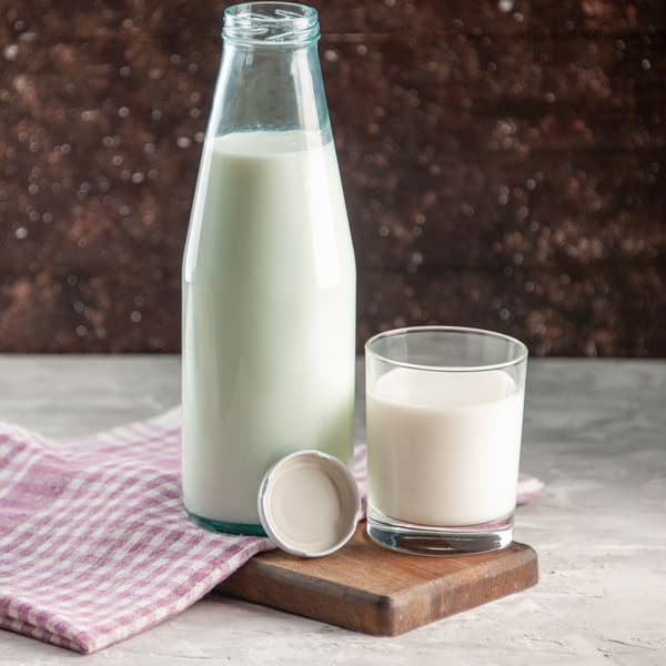 Glas mælkeflaske 1 l