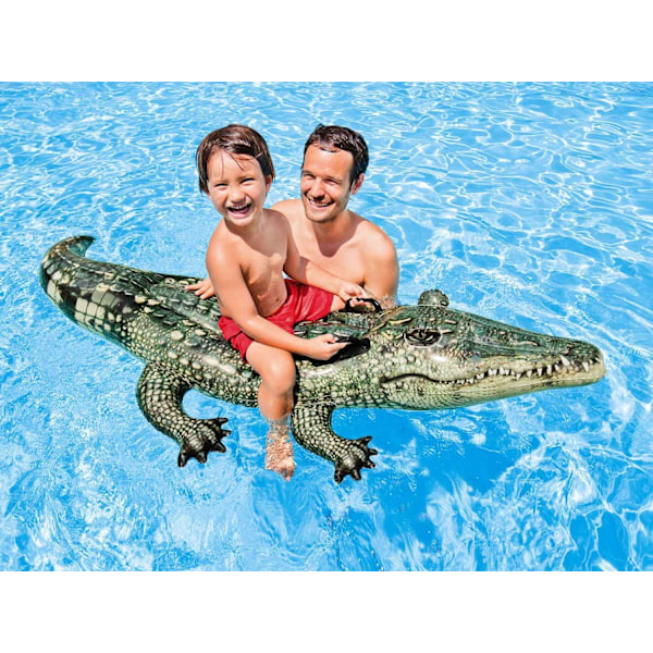 Uppblåsbar alligator för simning 170 x 86 cm INTEX 57551