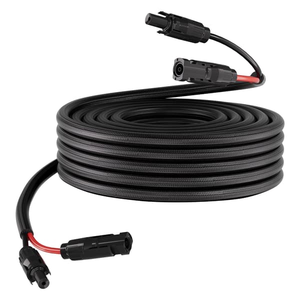 Förlängningskabel för solpaneler 9,14 m, 10 AWG, MC4 IP67