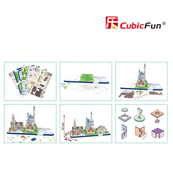 Cubicfun 3D Puzzle City Line Bavaria