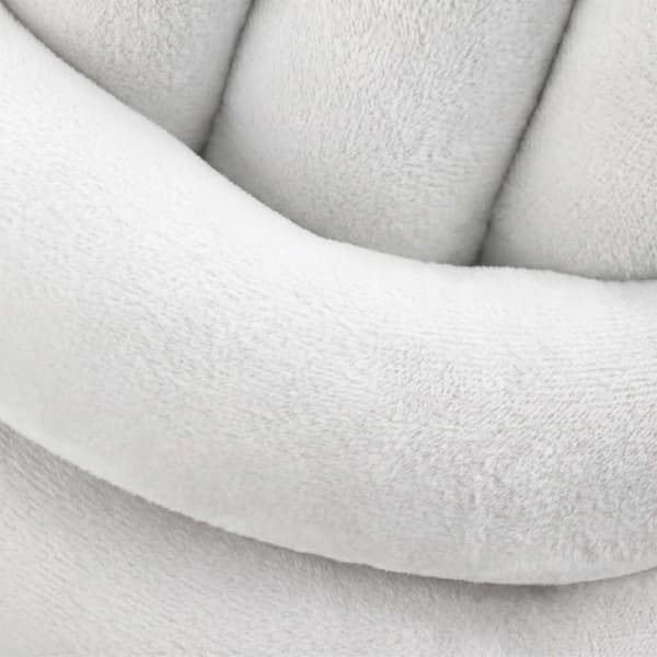 Knudepude, Beige – 25 cm, Polyesterskum