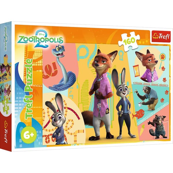 Zootropolis-pussel, 160 bitar, 41x27,5 cm