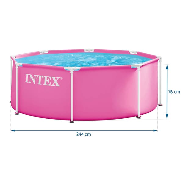 Trädgårdspool med ram 244 x 76 cm INTEX 28290ND