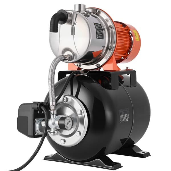Lavvandspumpe 1,6 HK, 230V, 19 L tank
