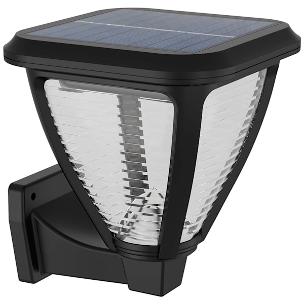 Vapora Væglampe Solar LED 200lm Sort Sort