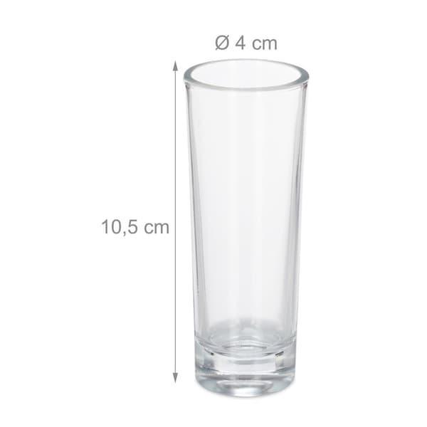 Shotglas i sæt af 6 stk