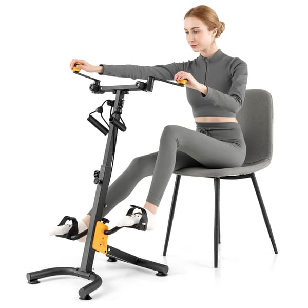 Pedaltræner med justerbart håndgreb, foldbar, 9 niveauer