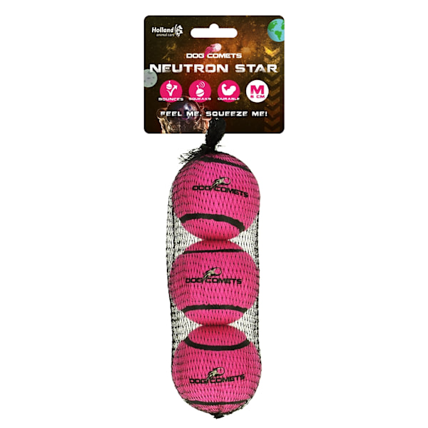 Koiran komeetat Neutron Star Pink 3pc with Squeaker