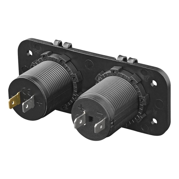 Indbygget sæt: 12V-stik + USB-hurtigoplader type A + C 2-vejs 3A